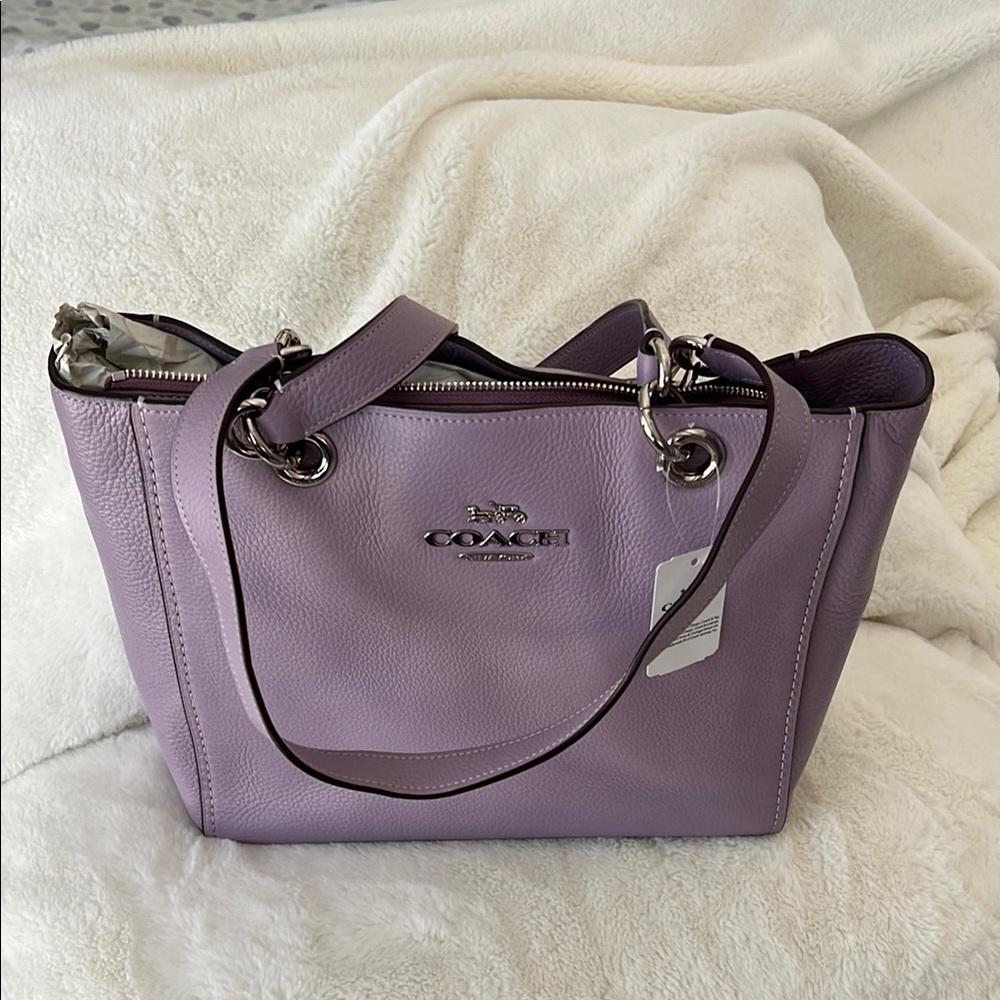 Coach Lilac Tote Handbag NWT